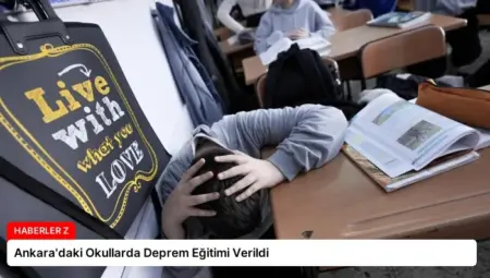 Ankara’daki Okullarda Deprem Eğitimi Verildi