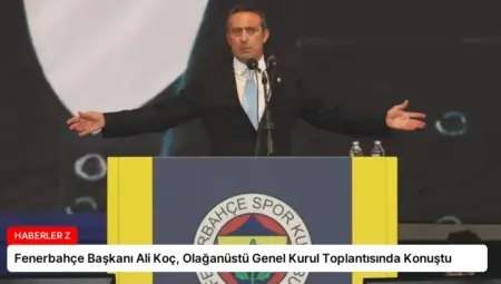 Fenerbahçe Başkanı Ali Koç, Olağanüstü Genel Kurul Toplantısında Konuştu