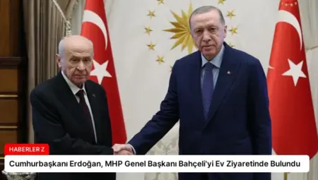 Cumhurbaşkanı Erdoğan, MHP Genel Başkanı Bahçeli’yi Ev Ziyaretinde Bulundu